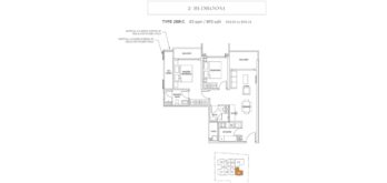 Jervois-Treasures-Floor-Plan-2Bed-C