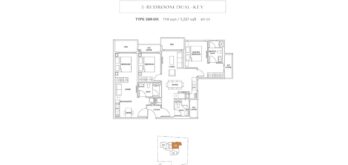 Jervois-Treasures-Floor-Plan-3Bed-DK